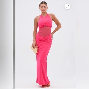 AKIRA BRIGHT AS THE SKY MAXI DRESS SIZE SMALL NWT